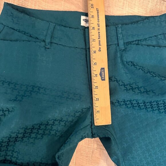OLD NAVY PIXIE PANTS GREEN ANKLE 6 REGULAR WOMENS - Picture 6 of 11